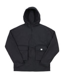 A347AA Hooded Drill Top - Black