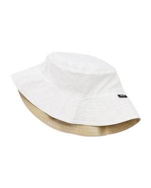 V195AA Reversible Bucket Hat - Chalk/ Splint Arid