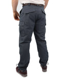 C332AA - Canvas Combat Trousers - Urban Grey